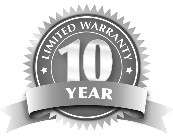 10 Year Warranty