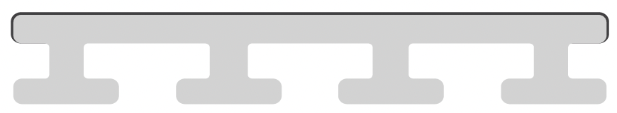 Dimensions: 139 x 23.4 mm
Weight: 2.4 kg/m
Joist: *400 mm centre to centre
Finish: Wide finish