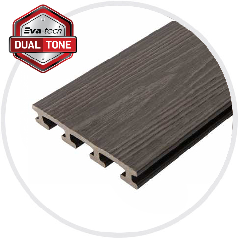 Eva-tech I-Series grooved deck board