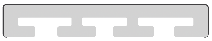 Dimensions: 136 x 25.4 mm
Weight: 2.7 kg/m
Joist: *500 mm centre to centre
Finish:  Sculpted grain finish